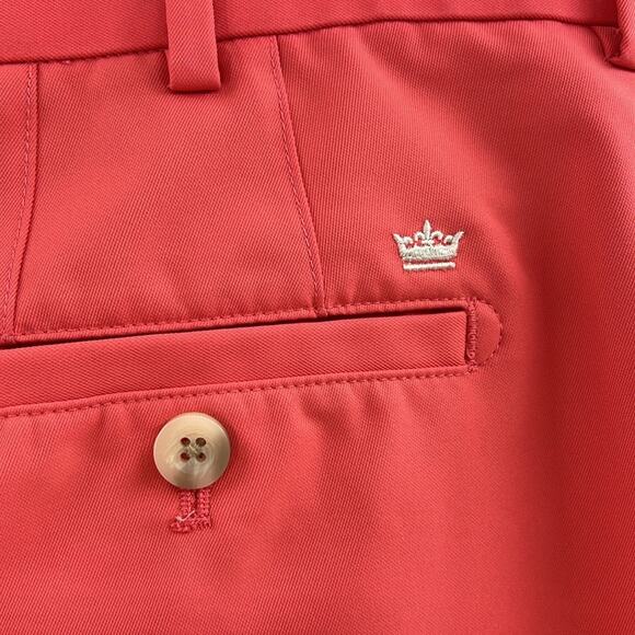 Peter Millar Men's Wicking Shorts - Salmon - 38 - Picture 5 of 7